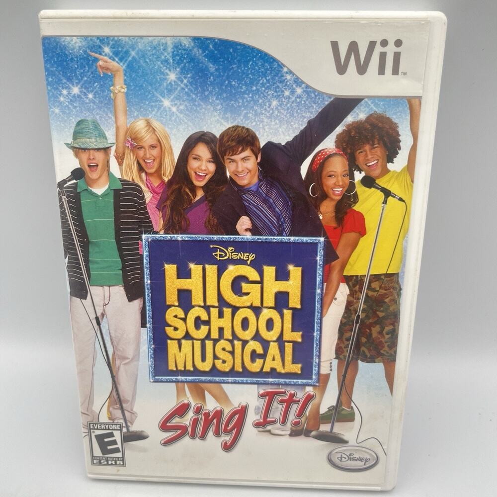 High School Musical Sing It - Nintendo Wii Authentic Game